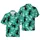 Black Cat Hawaiian Pattern: Mugs, Knives, Pistols, Yarn, Fish Bones, Teal Accents Short-sleeve Hawaiian Shirt - 1