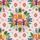 Hawaiian Orange Black Tiki Mask Yellow Pineapple Green Palm Tree Flowers Leaves Seamless Print Short-sleeve Hawaiian Shirt - 7