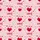 Hearts Padlocks Keys LOVE Lettering Red White Maroon Seamless Mosaic Design Short-sleeve Hawaiian Shirt - 7