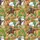 Cowboy Cat Desert Hawaiian Riding Horses Hat Waving Saguaro Cactus Fabric Design Short-sleeve Hawaiian Shirt - 7