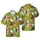 Cowboy Cat Desert Hawaiian Riding Horses Hat Waving Saguaro Cactus Fabric Design Short-sleeve Hawaiian Shirt - 1