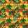 Hawaiian Hula Girl Green Skirt Red Brown Tiki Mask Red Blue Macaw Sunset Fabric Artwork Short-sleeve Hawaiian Shirt - 7