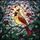 Nature Lovers' Intricate Stained Glass Cardinal Bird Jewel Tone Winter Berry Mosaic Stained Glass Suncatcher - 8
