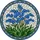 Art Lovers' Edge-to-Edge Stained Glass Forget-Me-Not Cobalt Blue Emerald Green Mosaic Stained Glass Suncatcher - 8