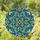 Art Lovers' Intricate Stained Glass Geometric Sapphire Emerald Golden Triangular Mosaic Pattern Stained Glass Suncatcher - VIO8y3d64M