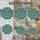 Art Lovers' Intricate Stained Glass Geometric Sapphire Emerald Golden Triangular Mosaic Pattern Stained Glass Suncatcher - hx8utNgAu7