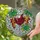 Wine Lover's Stained Glass Ruby Red Wine Glass & Golden Grapes Tiffany Mosaic Stained Glass Suncatcher - 7nJLexym5W