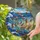 Ocean Lovers' Intricate Tiffany Stained Glass Fish School Jewel Tone Ocean Art Stained Glass Suncatcher - 5