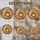 Autumn Lovers' Tiffany Stained Glass Luminous Pumpkin Iridescent Crescent Moon Amber Floral Mosaic Stained Glass Suncatcher - 4
