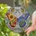 Art Lovers' Tiffany Stained Glass Butterfly Botanical Mosaic Jewel Tones Design Stained Glass Suncatcher - 2