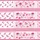 Nostalgic Feminine Rose Bud Patchwork: Fuchsia Pink Stripe Floral Polka Dot Loungewear Satin Pajamas Set - 9