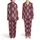 Highland Cow Enthusiast: Pink Fluffy Mug, Hearts, Pine Cones & Berries Garment Satin Pajamas Set - 1
