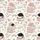 Bookish Cat Lover's Whimsical Feline & E-Reader Print Satin Lounge Set Satin Pajamas Set - 9