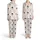Bookish Cat Lover's Whimsical Feline & E-Reader Print Satin Lounge Set Satin Pajamas Set - 1