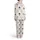 Bookish Cat Lover's Whimsical Feline & E-Reader Print Satin Lounge Set Satin Pajamas Set - 3