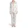 Martini Lover's Watercolor Olive & Coral Martini Glass Scatter Wearable Item Satin Pajamas Set - 2