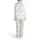 Martini Lover's Watercolor Olive & Coral Martini Glass Scatter Wearable Item Satin Pajamas Set - 3