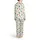 Christmas Tree Star Candy Cane Light Bulb Gift Gingerbread Elf Ornament Snowflake Design Satin Pajamas Set - 3