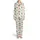 Christmas Tree Star Candy Cane Light Bulb Gift Gingerbread Elf Ornament Snowflake Design Satin Pajamas Set - 2
