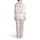 Pale Pink Ballerina Nutcracker Clara Fairy Watercolor Ribbon Bow Pattern Satin Pajamas Set - 3