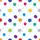Clean Hand-Drawn White Background Multi-Color Circles Ovals Scallop Pattern Design Satin Pajamas Set - 9