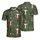 Cow Lover Christmas Head Santa Hat Pine Berry Golden Ornament Seamless Pattern Design Men's Polo Shirt (Lightweight) - Tgn6lQL0IQ