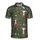 Cow Lover Christmas Head Santa Hat Pine Berry Golden Ornament Seamless Pattern Design Men's Polo Shirt (Lightweight) - ixrXfueQio