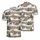 Christmas Raccoon Santa Hat Snowmen Gifts, Snow Drifts Gingerbread Edge-to-Edge Red Green Pattern Men's Polo Shirt (Lightweight) - DLYatIDFnx