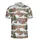Christmas Raccoon Santa Hat Snowmen Gifts, Snow Drifts Gingerbread Edge-to-Edge Red Green Pattern Men's Polo Shirt (Lightweight) - QE9033QFVD