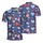 Navy Indigo Background Red Pink Blue White Hearts Dot Accents Seamless Pattern Polo Men's Polo Shirt (Lightweight) - T6ZgS8CkaN