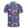Navy Indigo Background Red Pink Blue White Hearts Dot Accents Seamless Pattern Polo Men's Polo Shirt (Lightweight) - o78o07HTbY