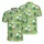 Beer Lover's Repeating Green Beer Glass Barrel Sketchy Outline Frothy Clover Mosaic Pattern Men's Polo Shirt (Lightweight) - pA3iX2iq8x
