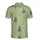Olive Forest Green Repeating Christmas Tree Pattern - Snowflake Star Fir Tile Design Men's Polo Shirt (Lightweight) - mRrrf_048-