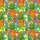 Pineapples in Sunglasses Pattern: Splatter Paint Background, Repeating Vector Fabric Design Men's Polo Shirt (Lightweight) - 5
