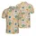 Bowling Lane: Aligned Pins, Striking Balls, 'STRIKE' Impact, Wood Grain Sublimation Print Men's Polo Shirt (Lightweight) - zFymYDtyrV
