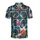 Bowler's Bowling Pin Ball Traditional White Red Stripe Glowing Silver Neon Wave Pattern Men's Polo Shirt (Lightweight) - HN_Kf_515D