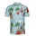 Bigfoot Surfer Beach: Palm Trees, Hibiscus, Red White Surfboards Edge-to-Edge Men's Polo Shirt (Lightweight) - ml1GIeUCzg
