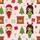 Chibi Best Friends Christmas Pajamas Clipart: Cozy Soul Sisters Pattern PNG Satin Pajamas Set - 9