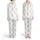Children's Room Decor: Praying Baby Animals in Pastel Pajamas Seamless Pattern Satin Pajamas Set - 1