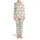 Family Matching Long Sleeve Sleep Set: Whimsical Gingerbread & Christmas Pattern - Soft Polyester Spandex Satin Pajamas Set - 2
