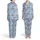 Family Christmas Pajamas: Whimsical Fire Truck Dalmatian Pattern Long Sleeve Matching Sleep Set Satin Pajamas Set - 1