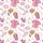 Teen Tween Pink Slumber Party Sleep Set: Playful Pizza, Pajama, Popcorn & Star Pattern Satin Pajamas Set - 9