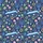 Hanukkah Indigo Blue Menorah Gold Star Dreidel Floral Pattern Happy Hanukkah Text Satin Pajamas Set - 9