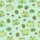 Frog & Succulent Enthusiast Pale Mint Green Cartoon Frog Cactus Lily Pad All-Over Pattern Satin Pajamas Set - 9