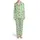 Frog & Succulent Enthusiast Pale Mint Green Cartoon Frog Cactus Lily Pad All-Over Pattern Satin Pajamas Set - 2