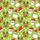 Christmas Lime Green Santa Claus Bear Reindeer Antlers Polka Dot All-Over Design Satin Pajamas Set - 9