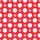 Dog Lover All-Over Red White Circular Polka Dot Dog Paw Pattern Design Satin Pajamas Set - 9