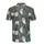 Spooky Cartoon Ghost Cactus Coffin Bat Moon Branch Black Teal Lavender White Pattern Men's Polo Shirt (Lightweight) - 3