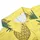 Sporty Golden Pineapple & Palm Leaf Mosaic | Dark Green Yellow Outline Textile Pattern Men's Polo Shirt (Lightweight) - 4