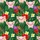 Tropical Pig Lover Seamless Light Pink Baby Pigs Flower Foliage Polo Pattern Men's Polo Shirt (Lightweight) - 5
